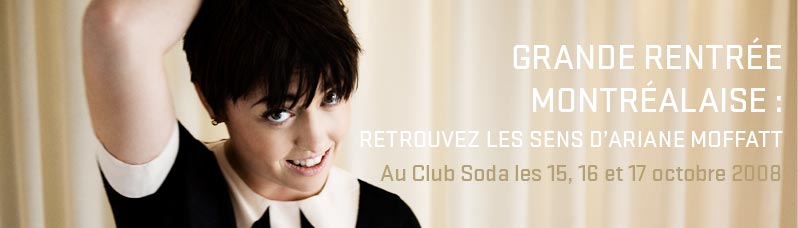 Ariane Moffatt - en spectacle!